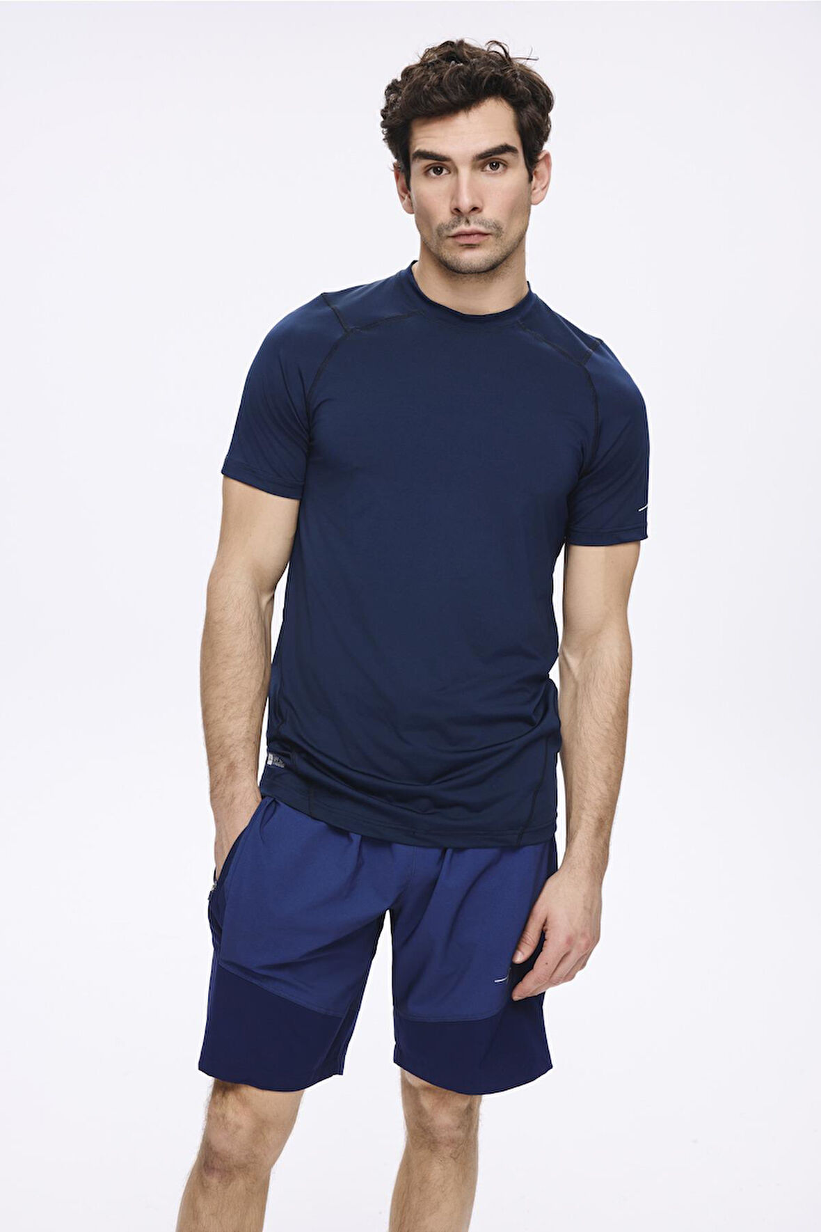 Haşema Spor Kesim Lacivert Erkek Kısa Havuz ve Deniz Şortu 5031