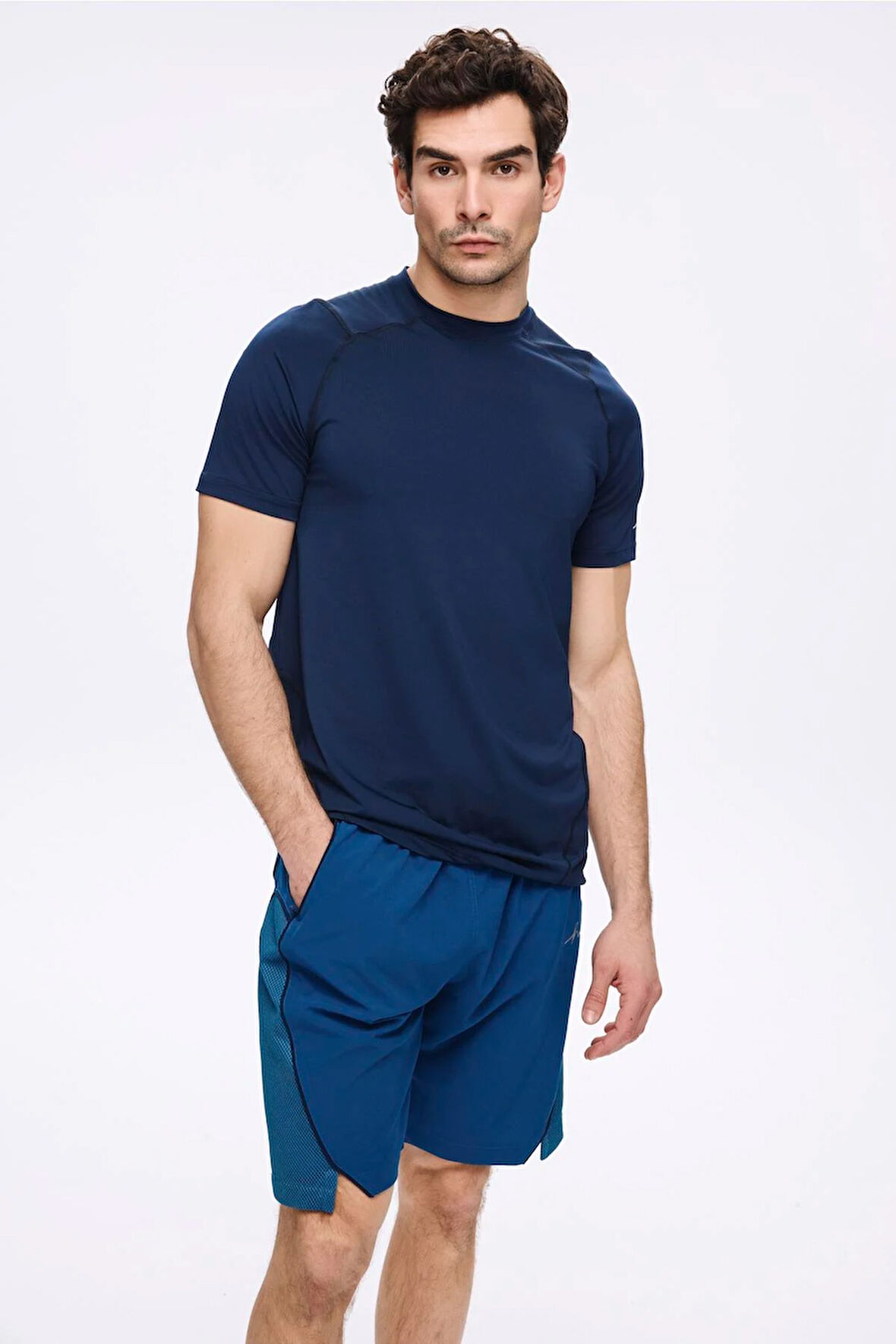 Haşema Active Erkek Lacivert Spor Tişört 5030