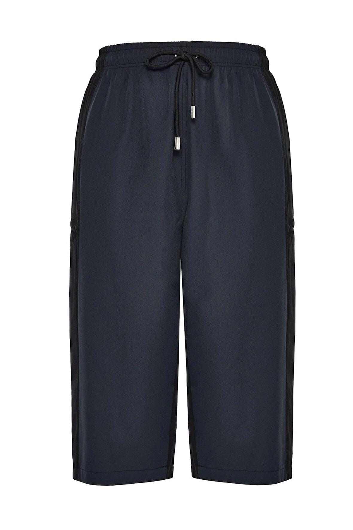 Haşema Siyah Gri Uzun Erkek Havuz ve Deniz Şortu 5075