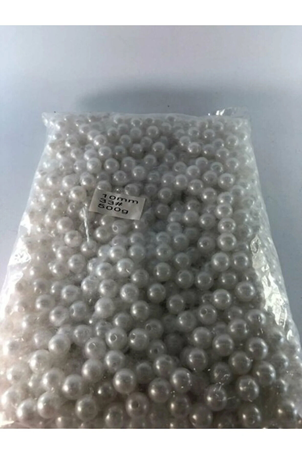 İnci Kaliteli Plastik Boncuk 500 gr