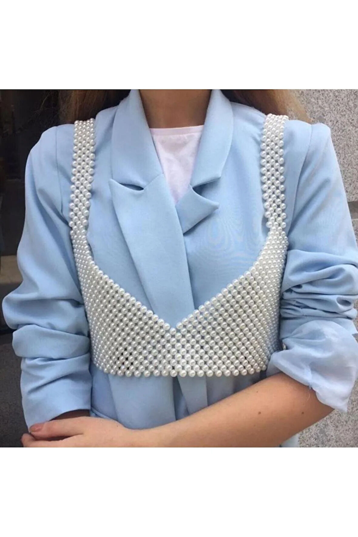 El Örmesi- İnci Zarafetiyle Şık Büstiyer