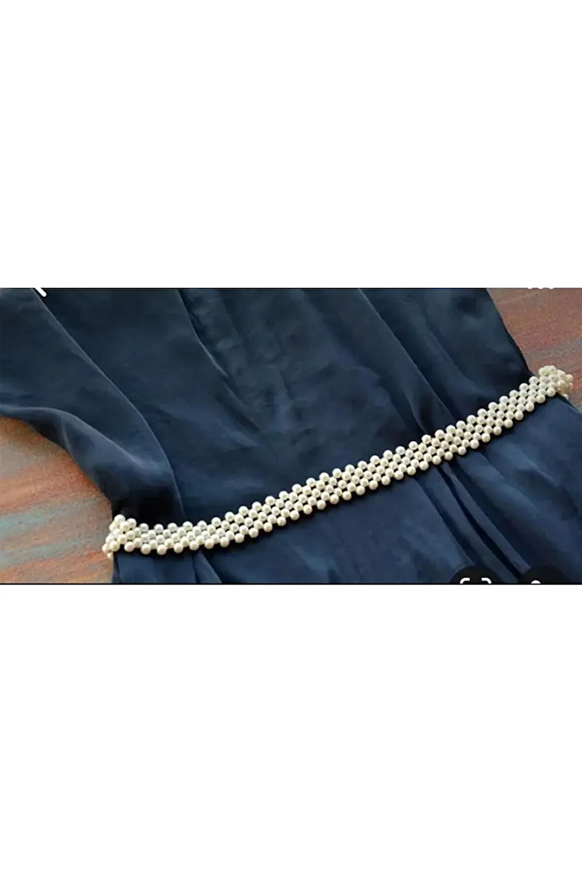 El Yapımı -İnci Zarafetiyle Şık Kemer