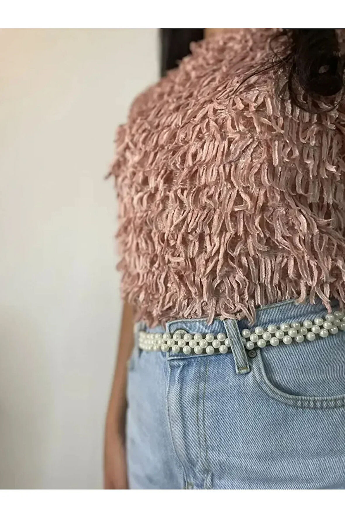 El Yapımı -İnci Zarafetiyle Şık Kemer