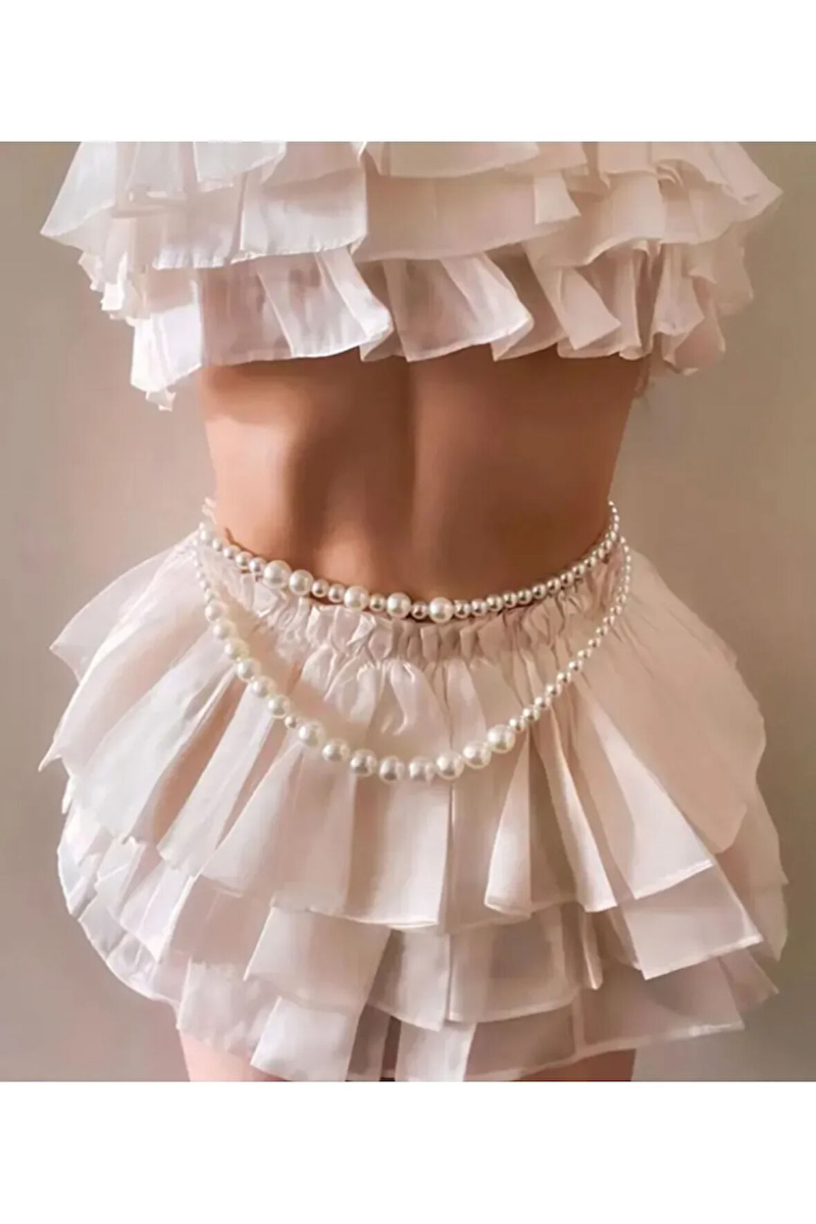 El Yapımı -İnci Zarafetiyle Şık Kemer