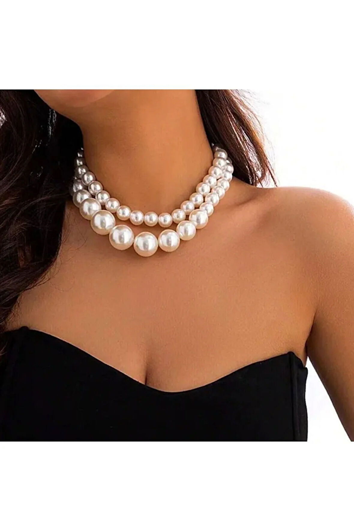 El Yapımı -İnci Parıltısıyla Şık Kolye Özel Tasarım