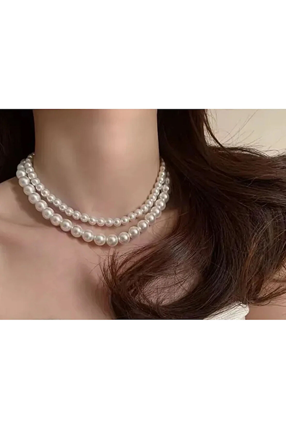 El Yapımı -İnci Parıltısıyla Şık Kolye Özel Tasarım