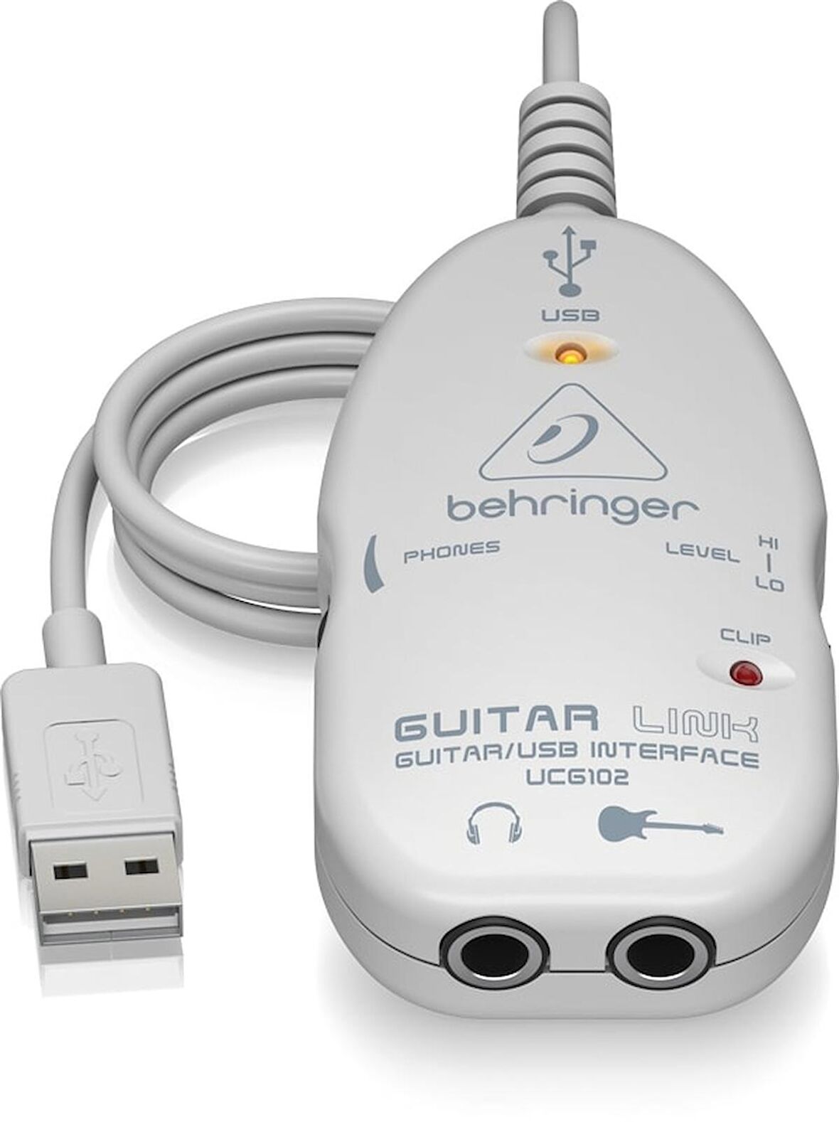 Behringer UCG102 PC/Mac veya I/OS cihazınızla Kayıt ve Karıştırma için Üstün Gitar-USB Arayüzü