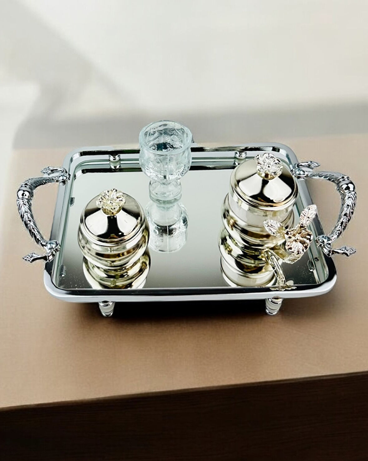 Passion Damat Kahve Fincan Tepsisi