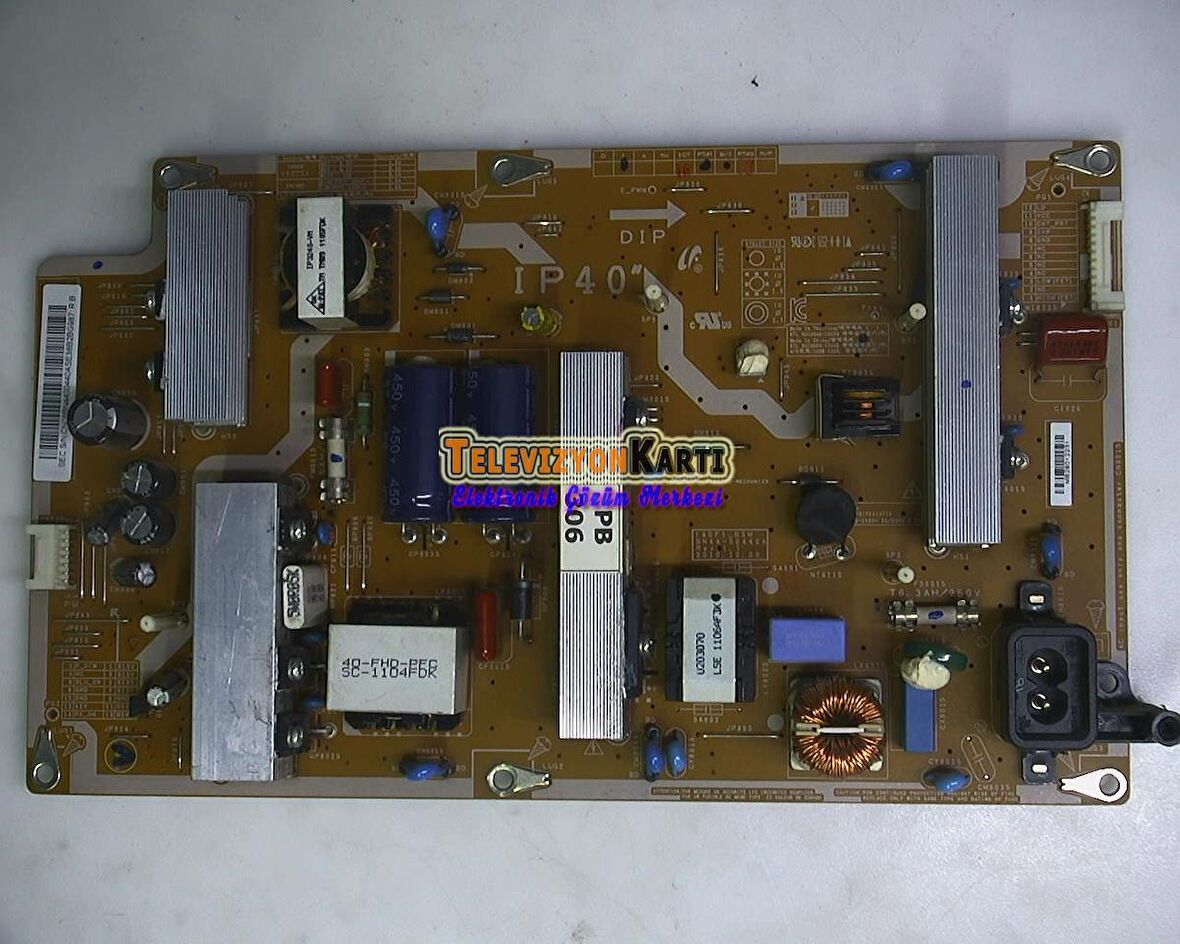 BN44-00440A, I40F1_BSM, PSIV231411A, I40F1, Samsung LE40D550K1W, LE40D550, Power Board, Besleme, LTF400HM03, Samsung