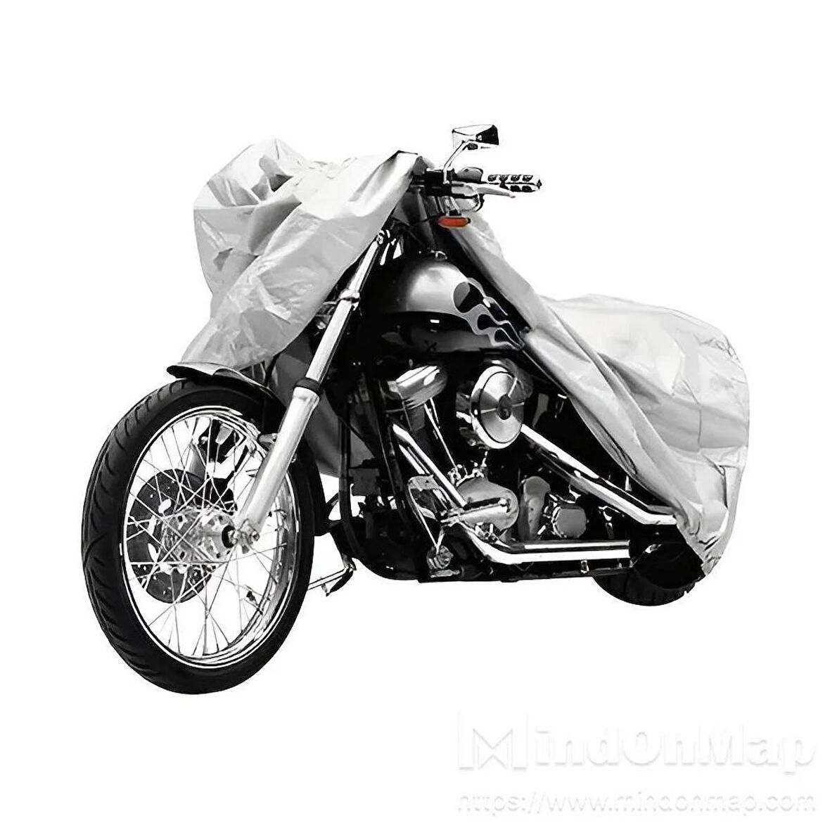 Motolux MTX 125 Arka Çanta Uyumlu A Kalite Su Geçirmez Motor Brandası