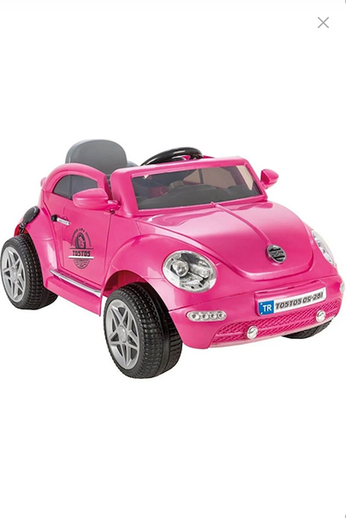 PİLSAN Tostos Akülü Araba 12 Volt Pembe