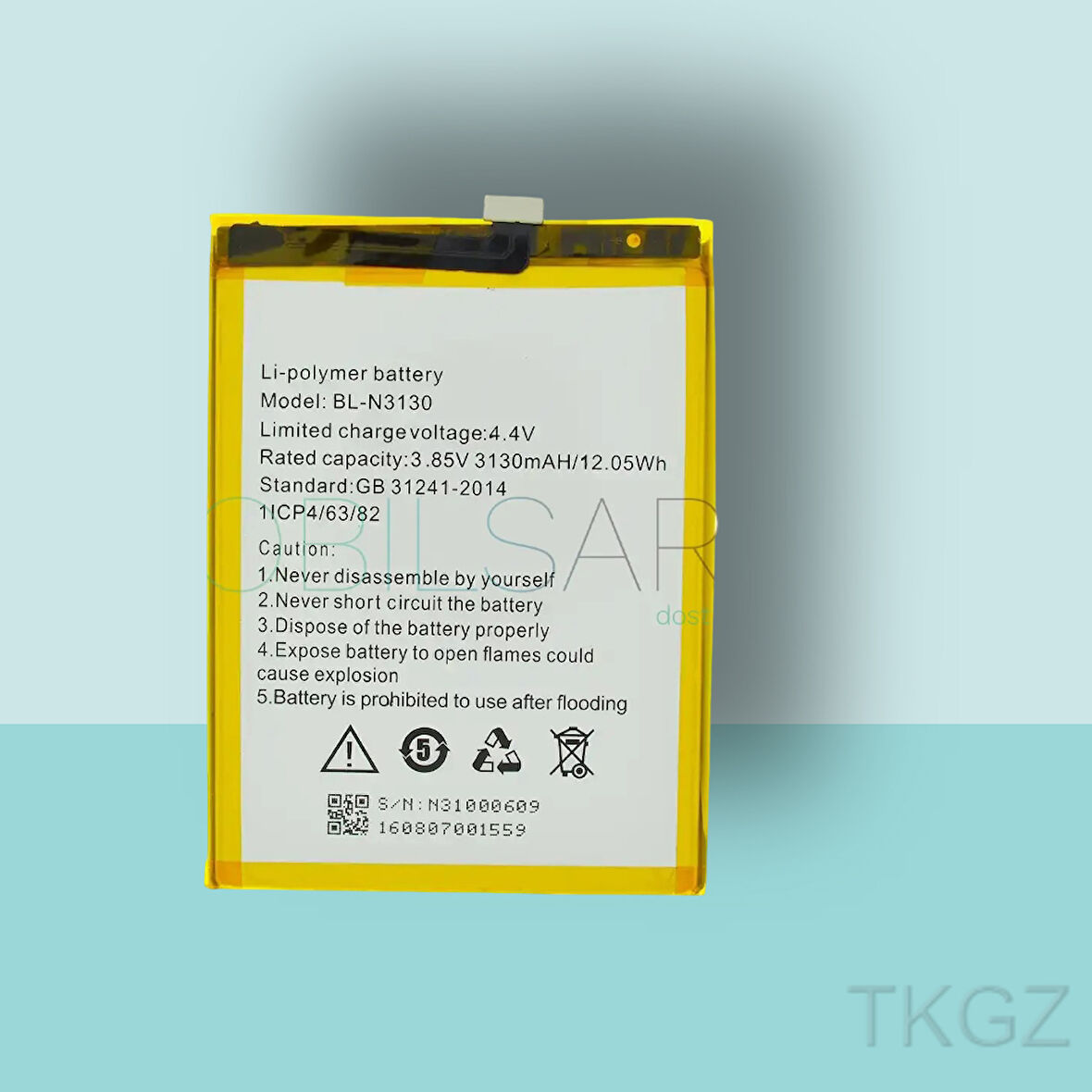 Tkgz - Casper A1 Batarya Pil Orijinal Sıfır