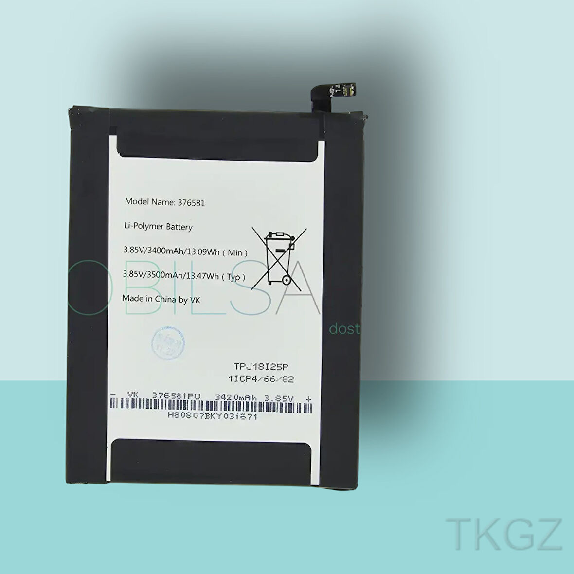 Tkgz - Casper A3 Batarya Pil Orijinal Sıfır