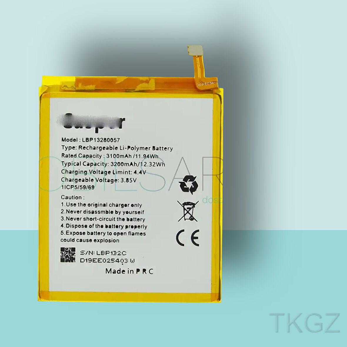 Tkgz - Casper E3 Batarya Pil Orijinal Sıfır