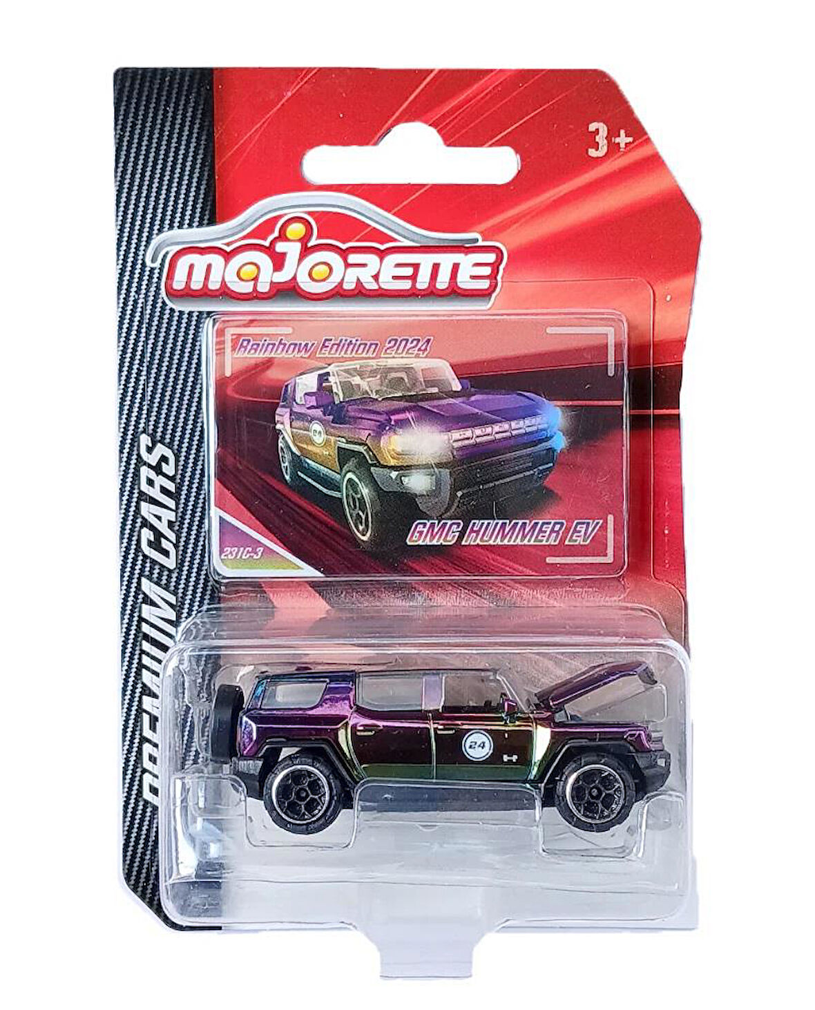 Majorette Premium Cars Metal Rainbow Serisi 2024 (Özel Renkli) GMC HUMMER EV