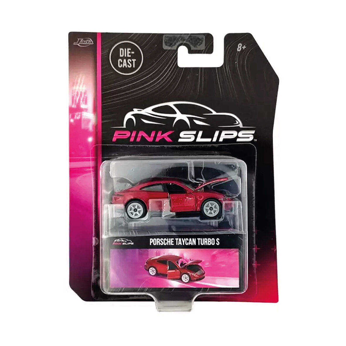 Jada 1/64 Ölçek Pink Slips Premium Araçlar - Porsche Taycan Turbo S