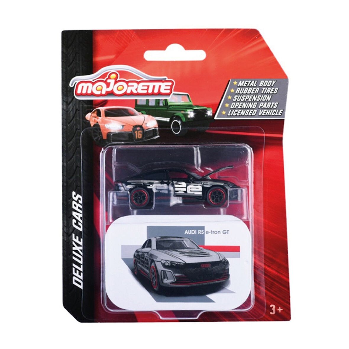 Majorette 1/64 Ölçek Deluxe Cars Temalı Premium Araçlar 212053190-5 Audi RS e-tron GT