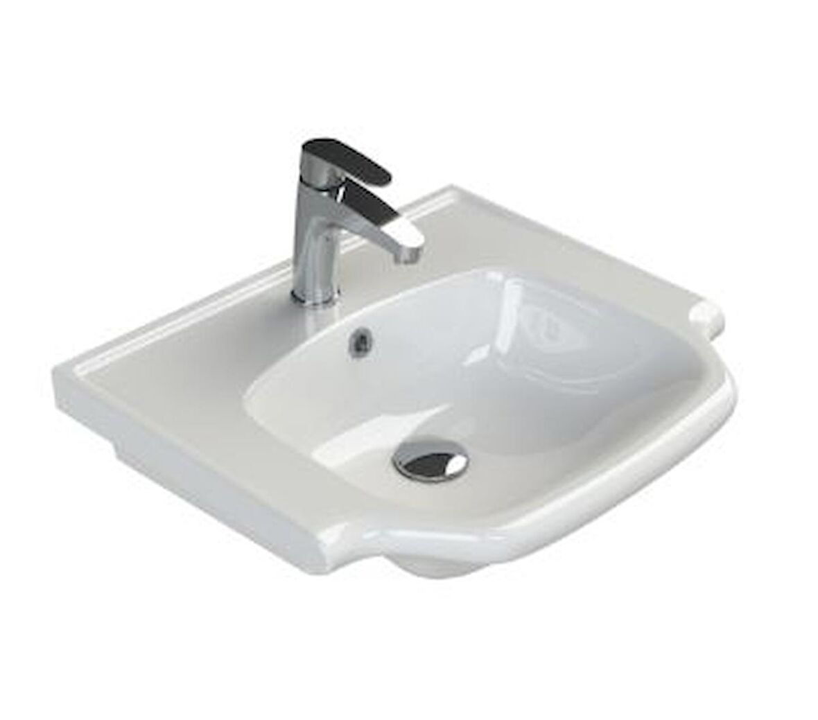 Yenı Klasık Etajerlı Lavabo 55*48