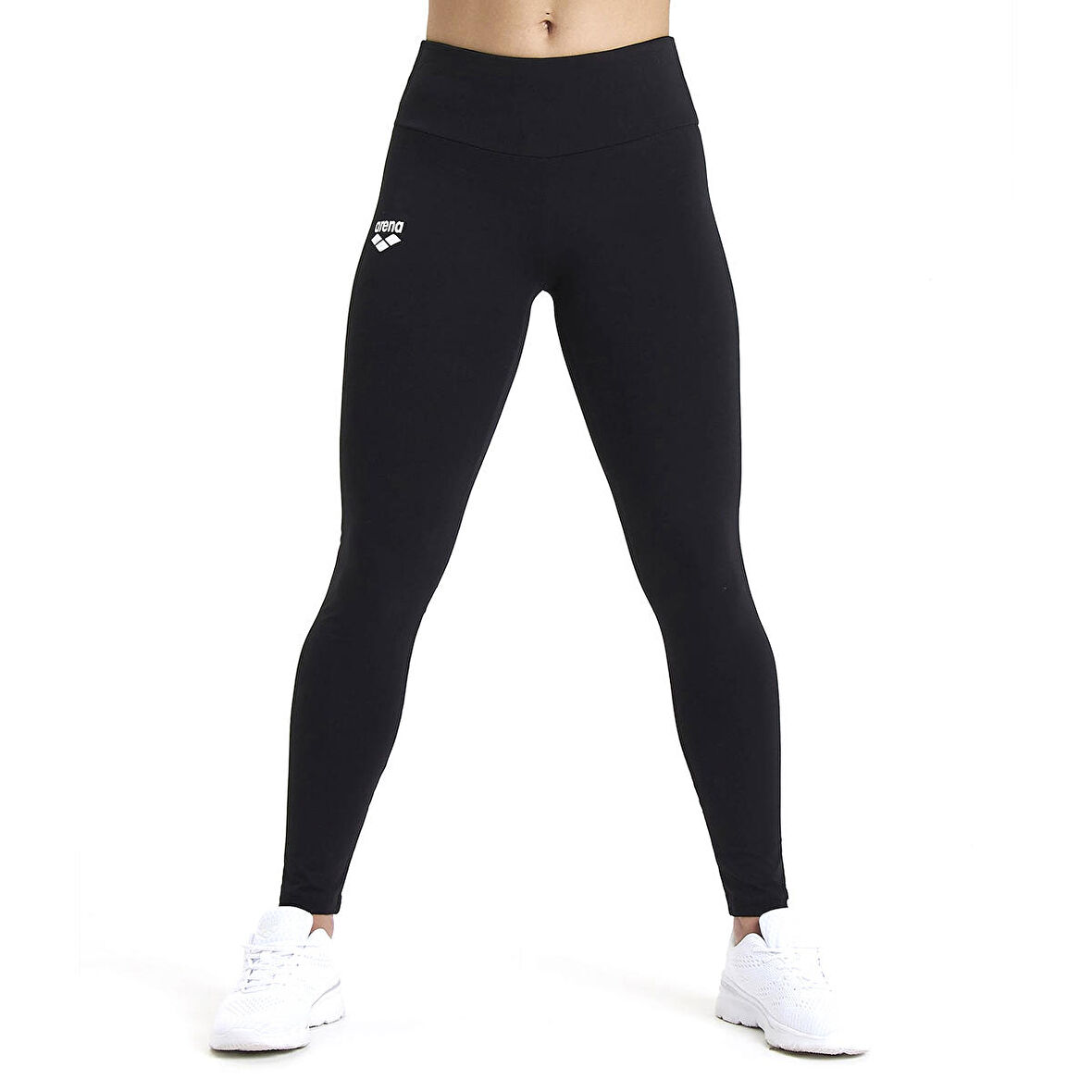 W Te Kadın Siyah Günlük Stil Tayt 003777501