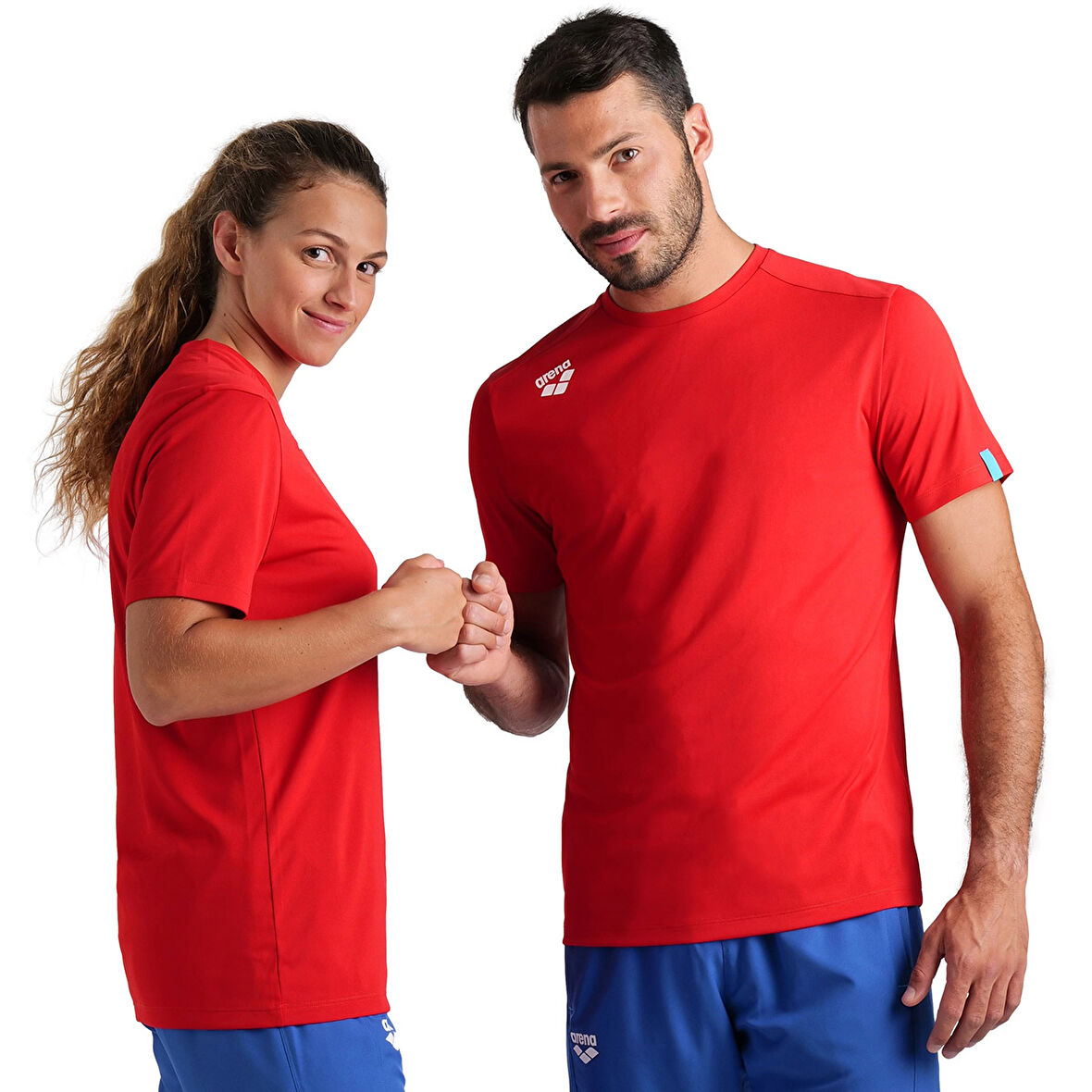 Team Solid Unisex Kırmızı Günlük Stil T-Shirt 004900400