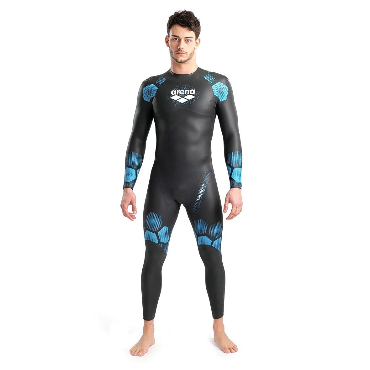 Thunder Wetsuit Erkek Siyah Yüzücü Yarış Mayosu 005631510