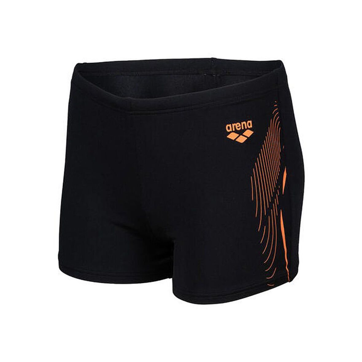 Arena B Swim Short Graphic Black Erkek Çocuk Yüzücü Mayosu 005546530