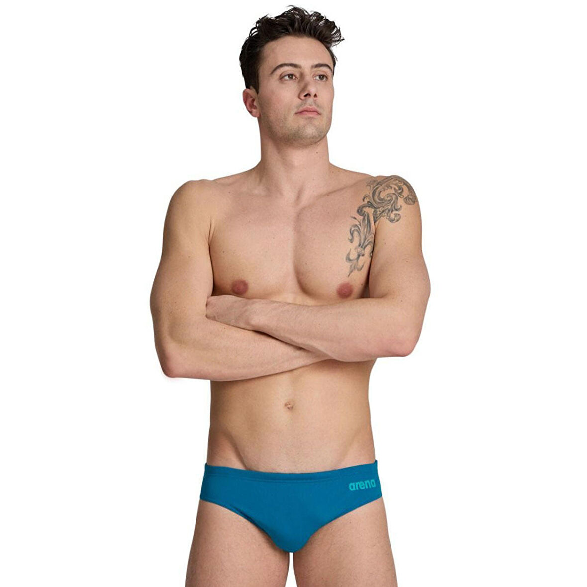 Team Swim Briefs Solid Erkek Mavi Yüzücü Mayosu 004773600