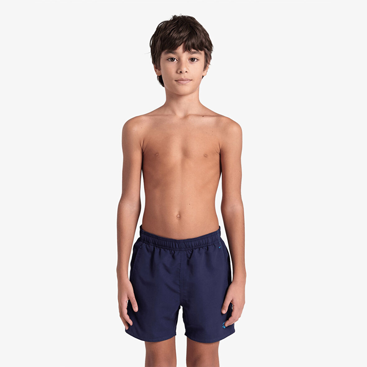 Arena Costume Boxer Solid Çocuk Lacivert Mayo