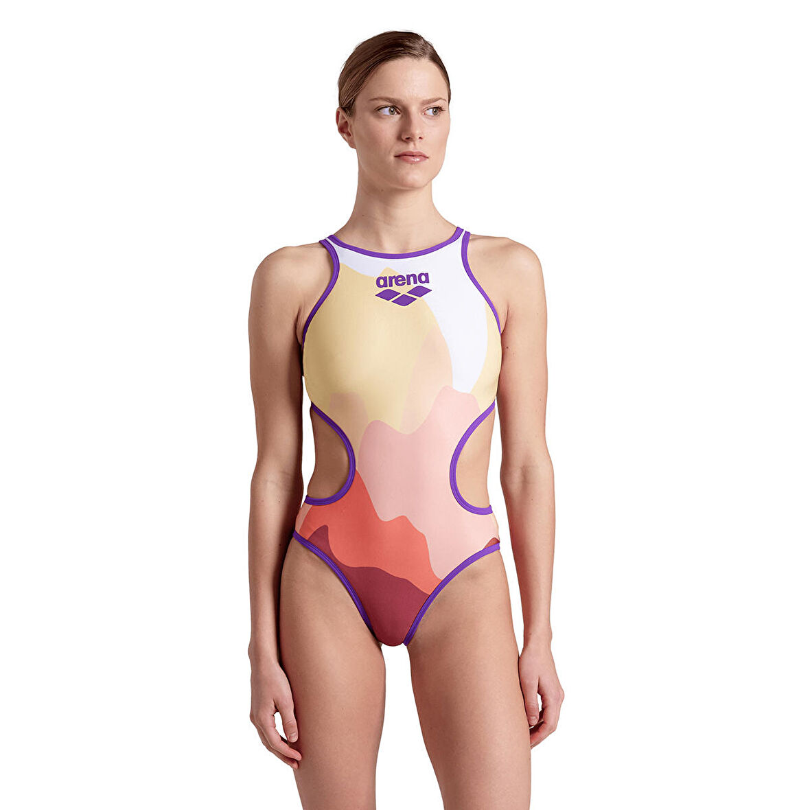 One Morning Light Swimsuit Kadın Mor Yüzücü Mayosu 007244990