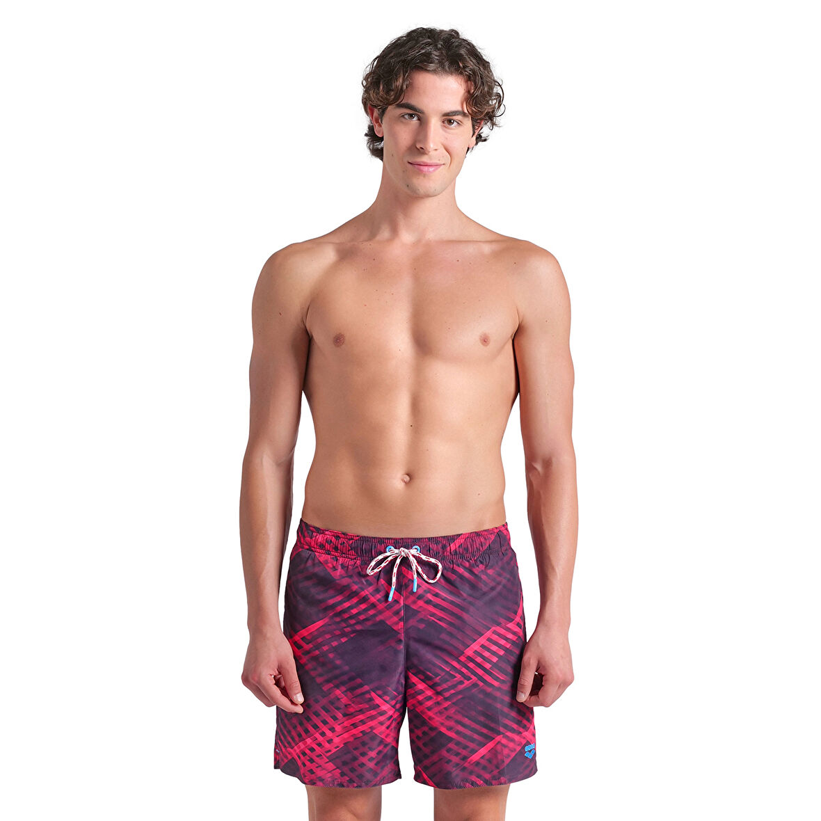 Water Prints Beach Erkek Mor Deniz Şortu 007153911