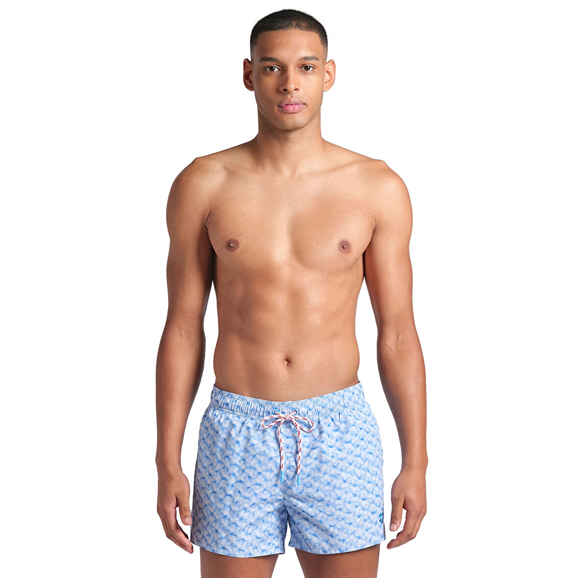 Water Prints Beach X-Short Ao Erkek Mavi Deniz Şortu 008928810