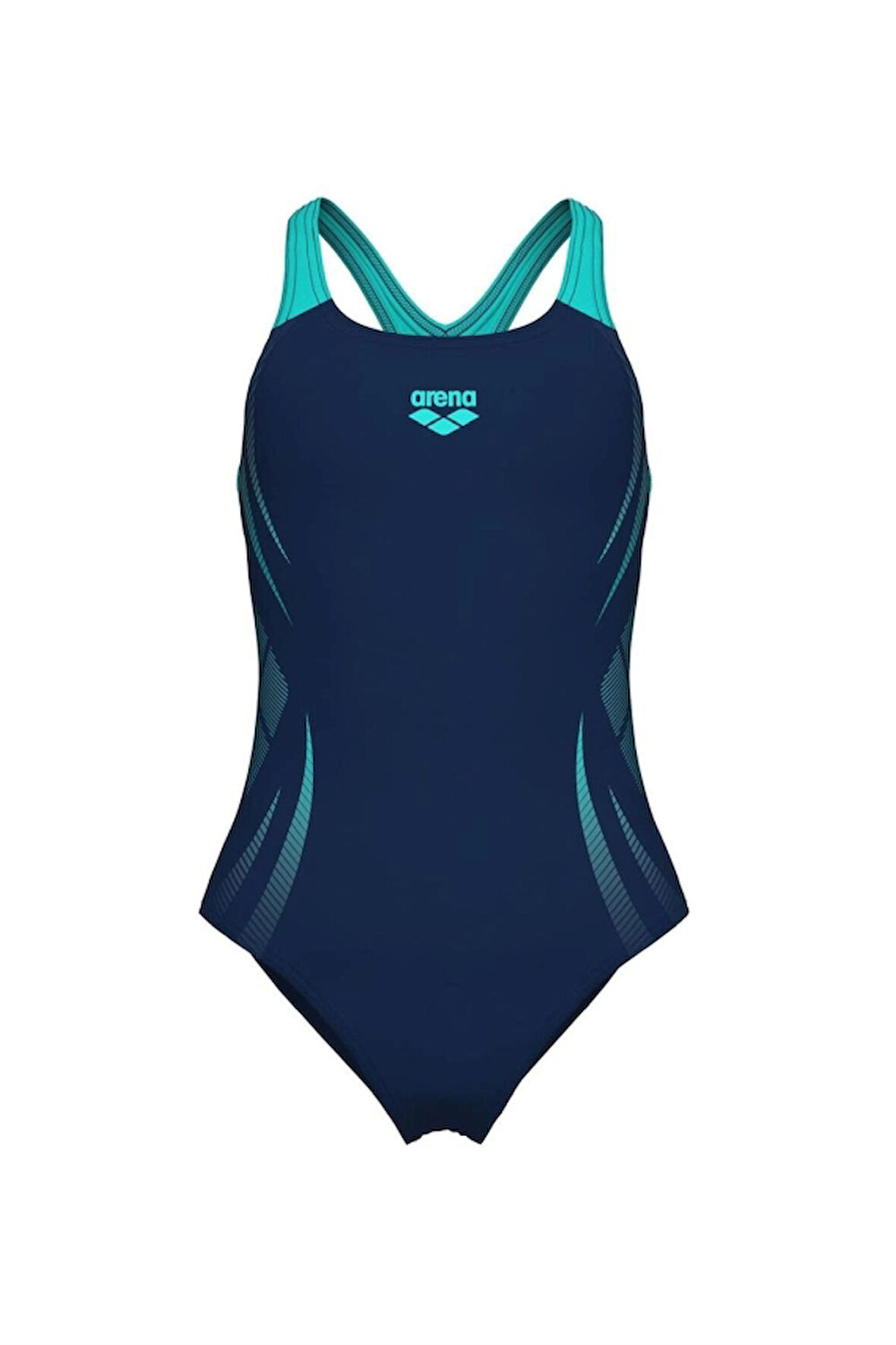 Arena Girl'S Poseidonia Swimsuit Swim Pro Back Kız Çocuk Mayosu 009005780