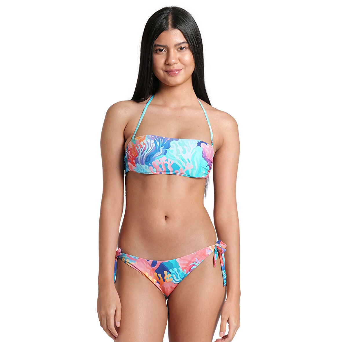 Water Prints Kadın Çok Renkli Yüzücü Bikini 007083901