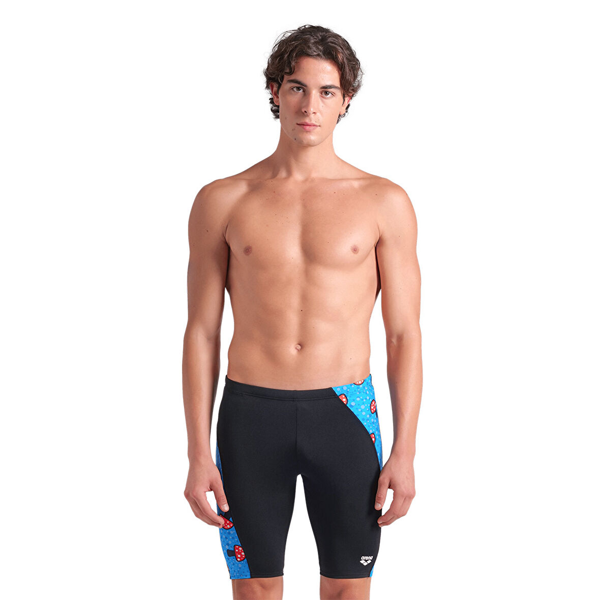 Mushrooms Swim Jammer Erkek Siyah Yüzücü Mayosu 009480850