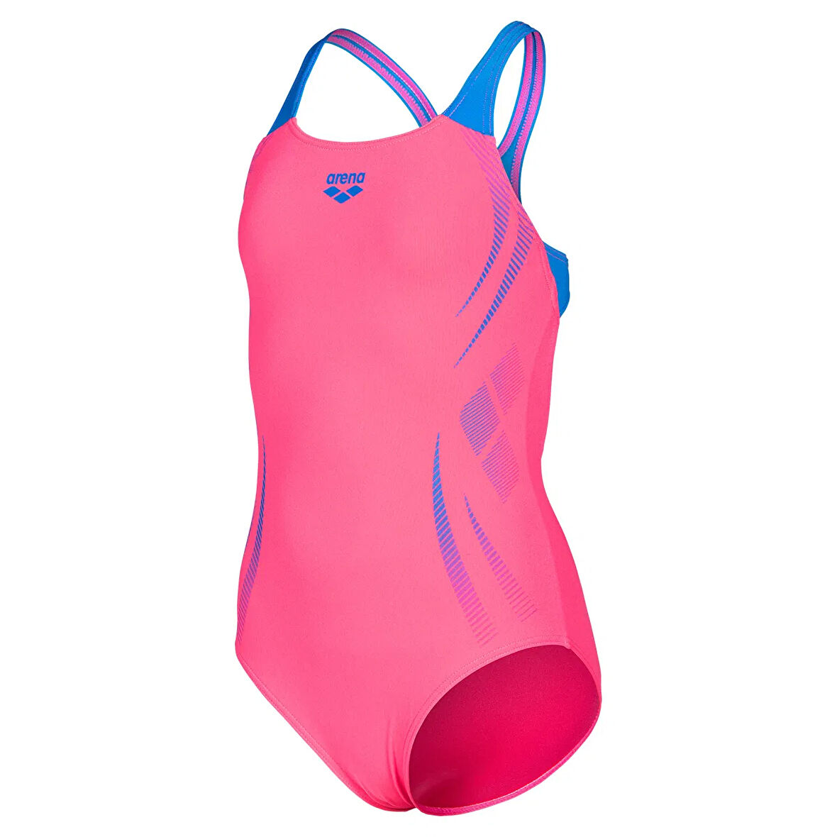 Arena Poseidonia Pro Back Çocuk Pembe Yüzücü Mayo 009005980