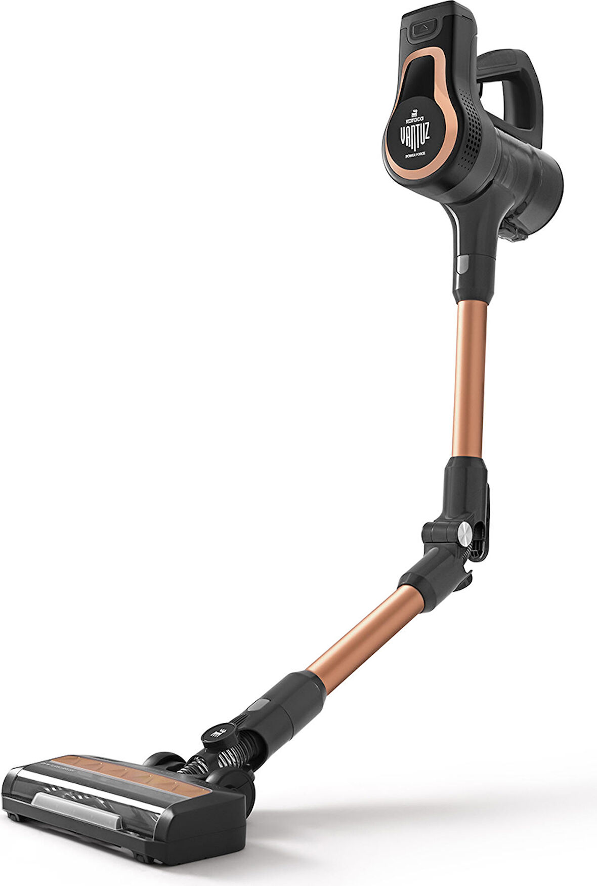 Karaca Vantuz Power Force Pro 2 In 1 Şarj Edilebilir Dik Süpürge Matte Black Bronz
