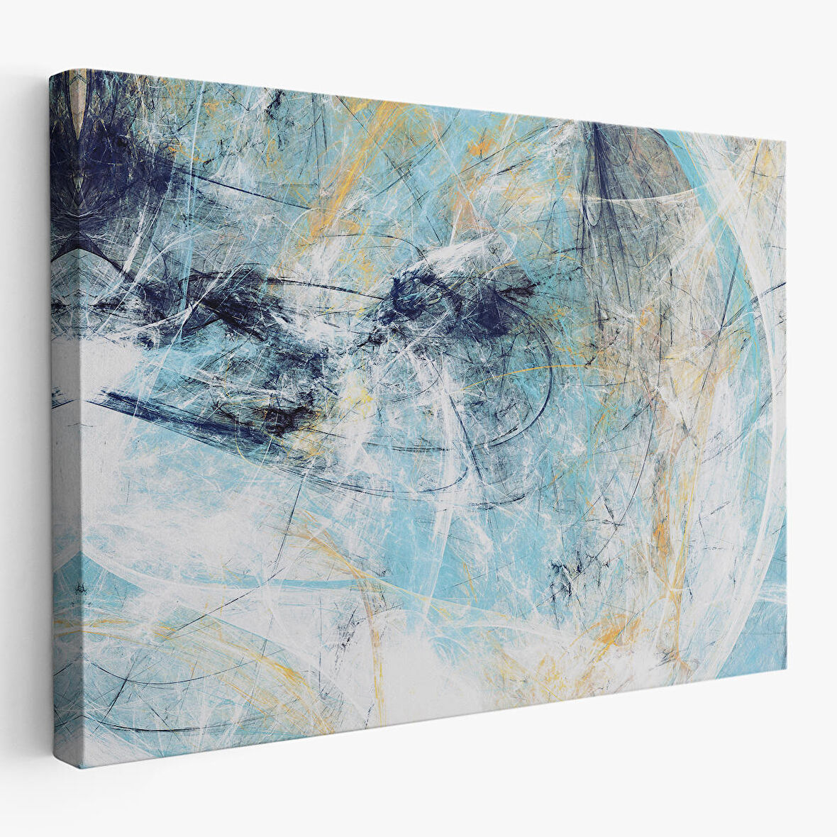 Fütüristlik Soyut Dekoratif Kanvas Duvar Tablosu-3471