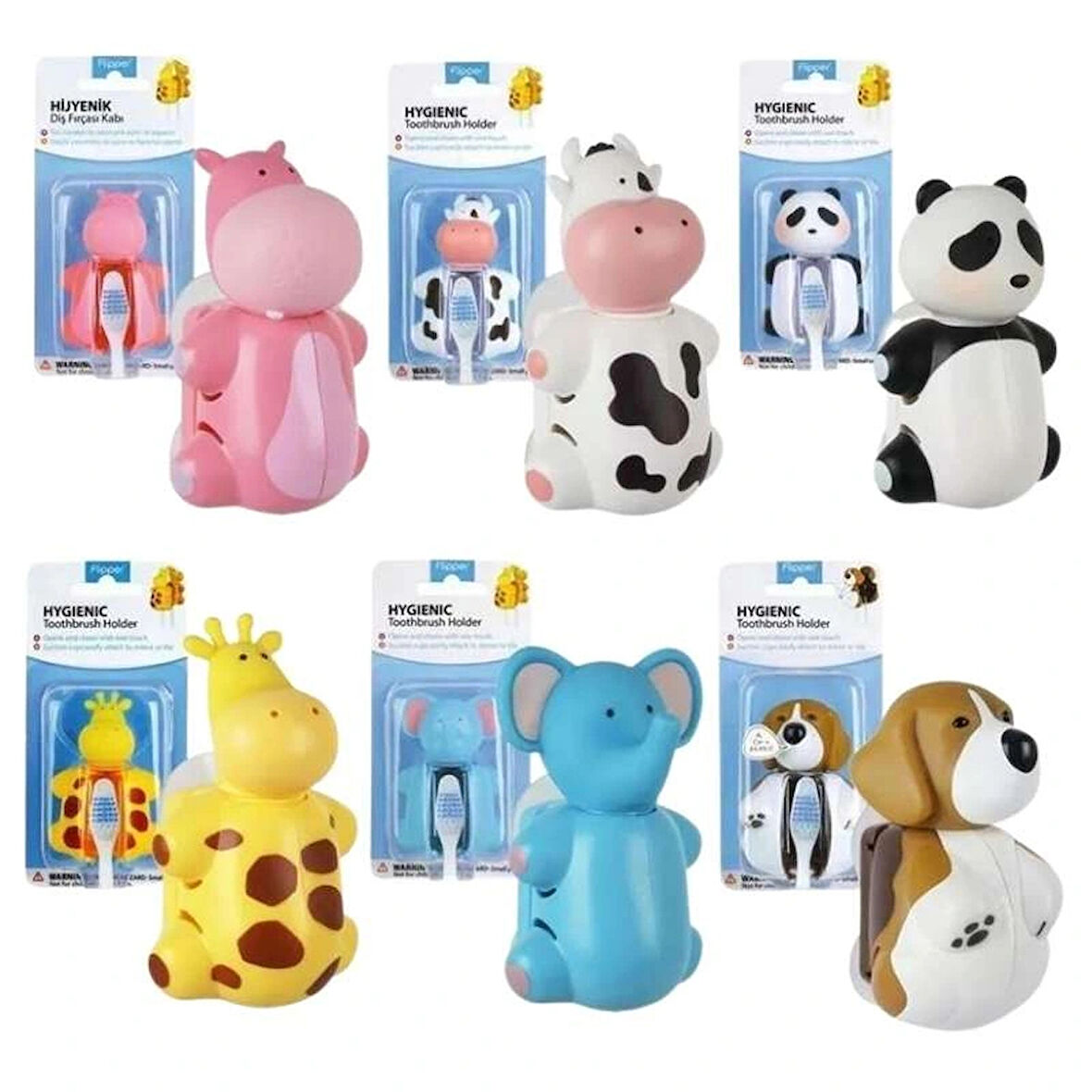 Nessiworld Flipper Hijyenik Diş Fırçası Saklama Kabı