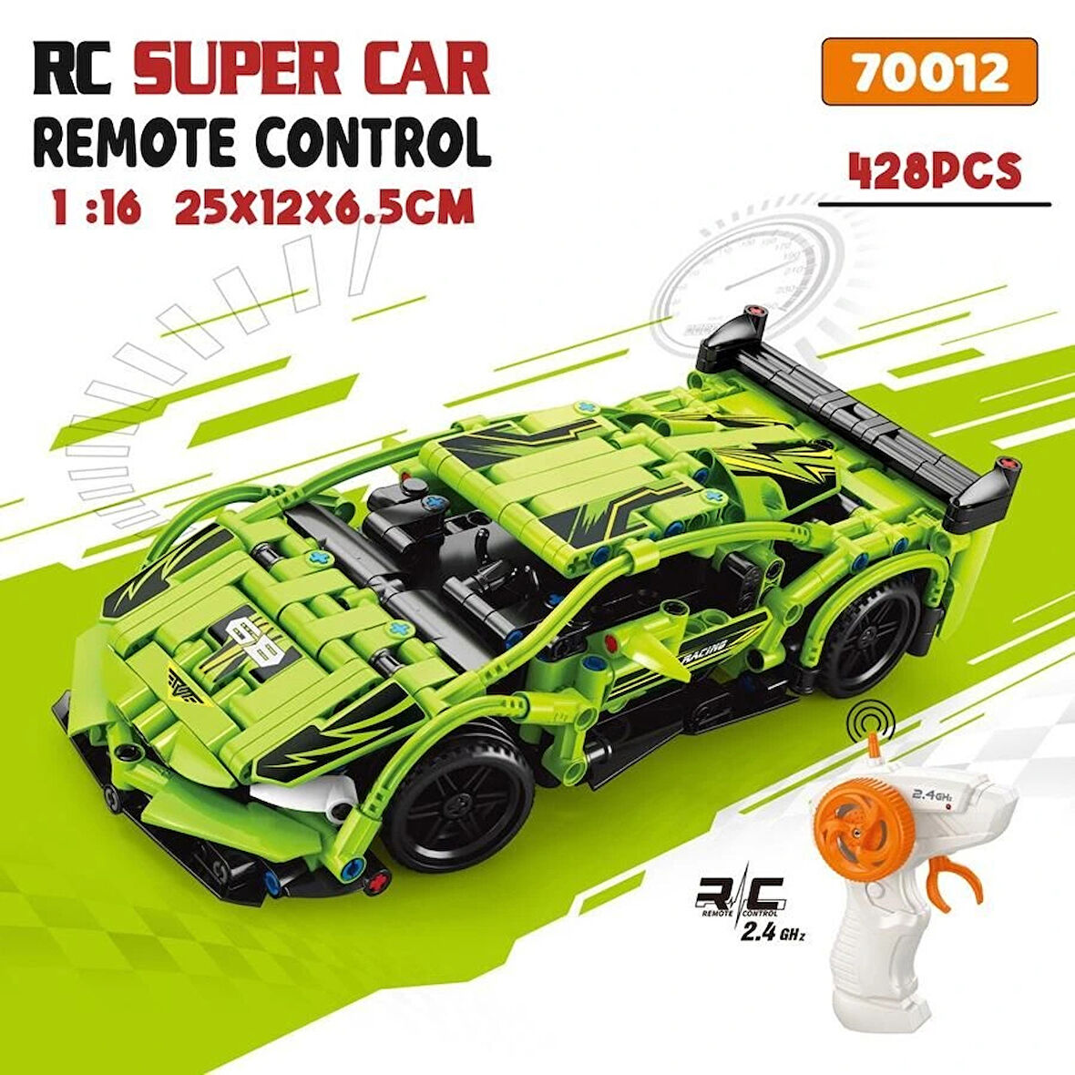 Nessiworld 70012A 428 PCS YAPI SETİ UK LAMBORGHİNİ
