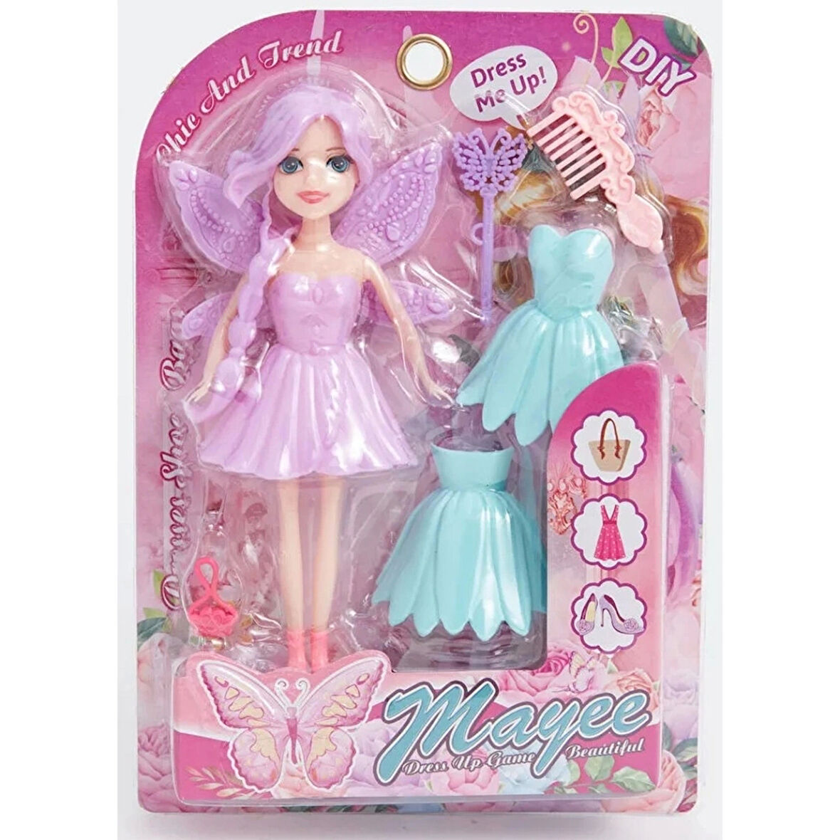 Nessiworld Karteleda Elbiseli Bebek Set