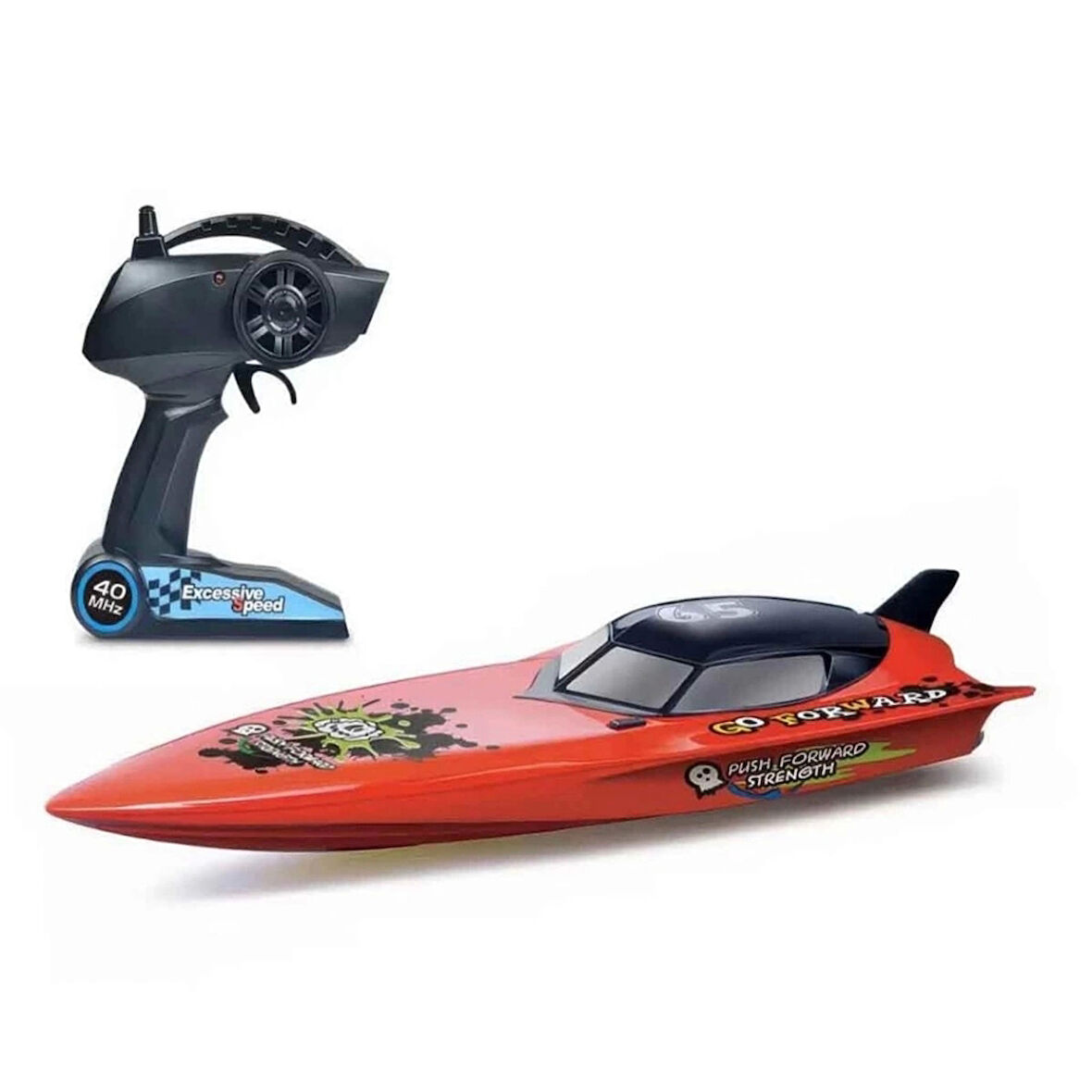 Nessiworld Motorlu USB Şarjlı Uzaktan Kumandalı Yarış Teknesi 74 cm