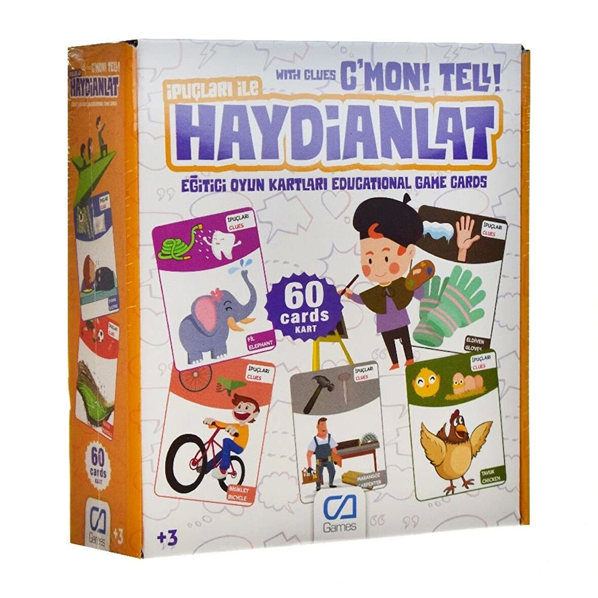 Nessiworld  Games Haydi Anlat Eğitici Oyun Kartları 60 Kart 5080