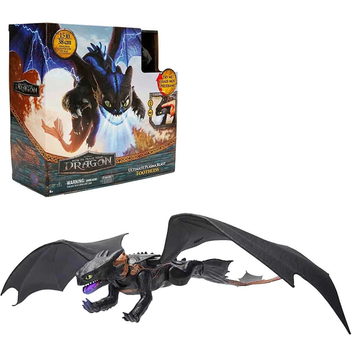 Nessiworld Ejderhanı Nasıl Eğitirsin Sesli ve Işıklı Aksiyon Figürü 38 cm