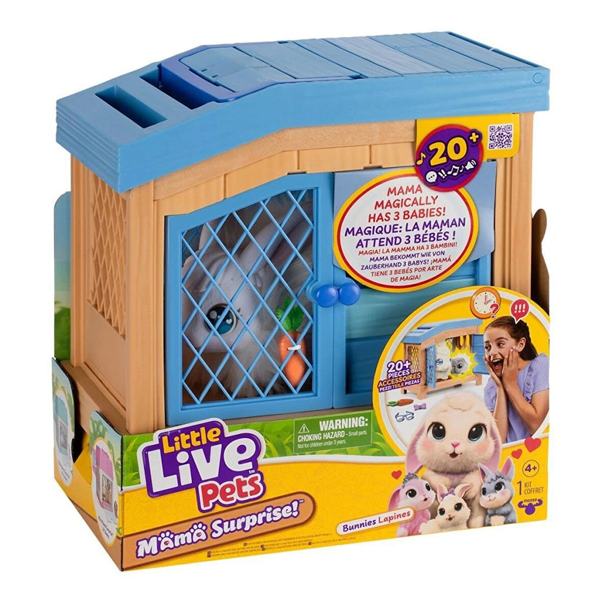 Nessiworld  LP303000 Little Live Pets Anne Tavşan ve Yavruları Oyun Seti - 26593