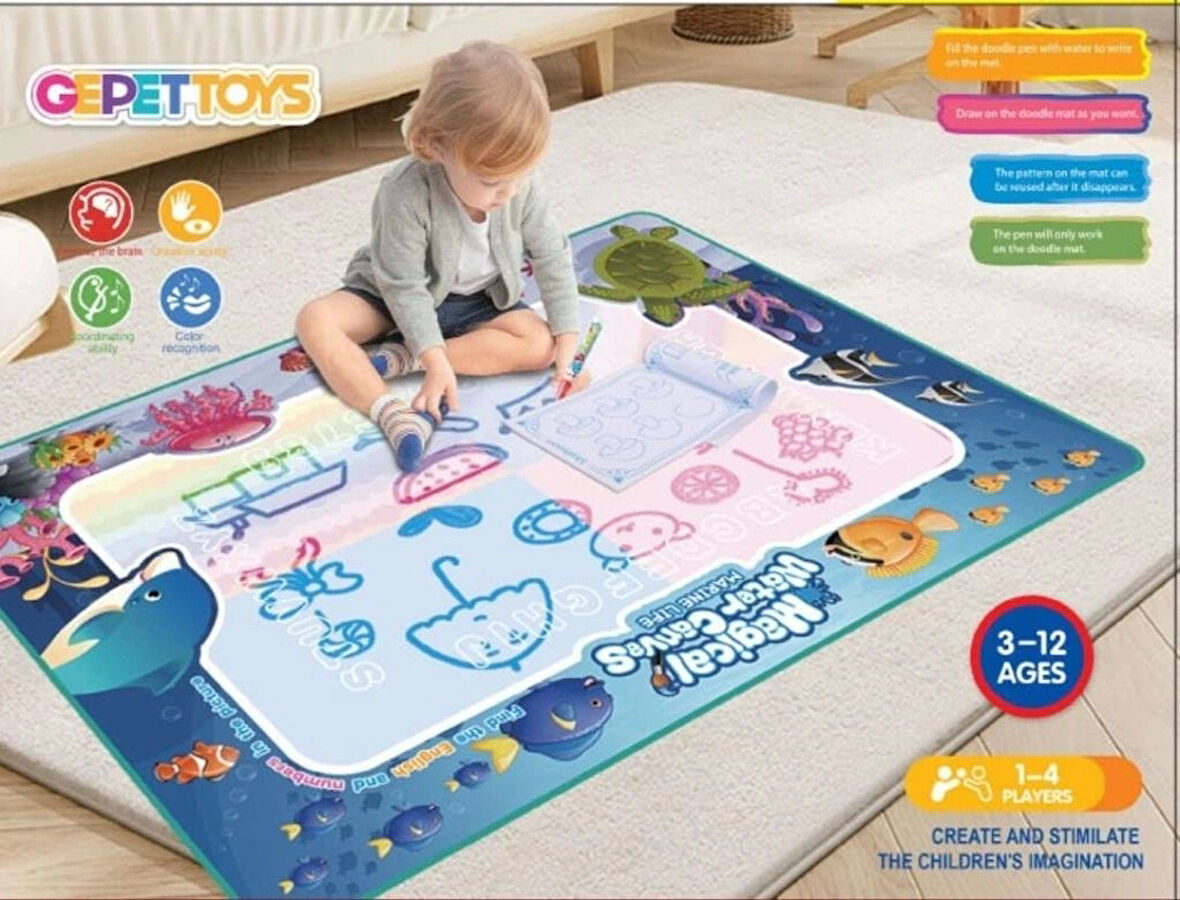 Nessiworld SHB901 WATER MAGİC SİHİRLİ BOYAMA HALISI