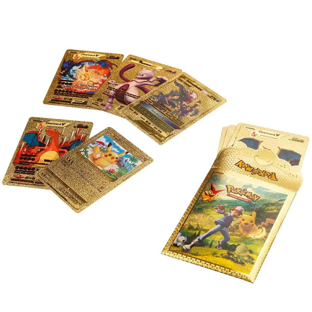 Nessiworld  Pokemon Gold Trading Card 10’lu Paket