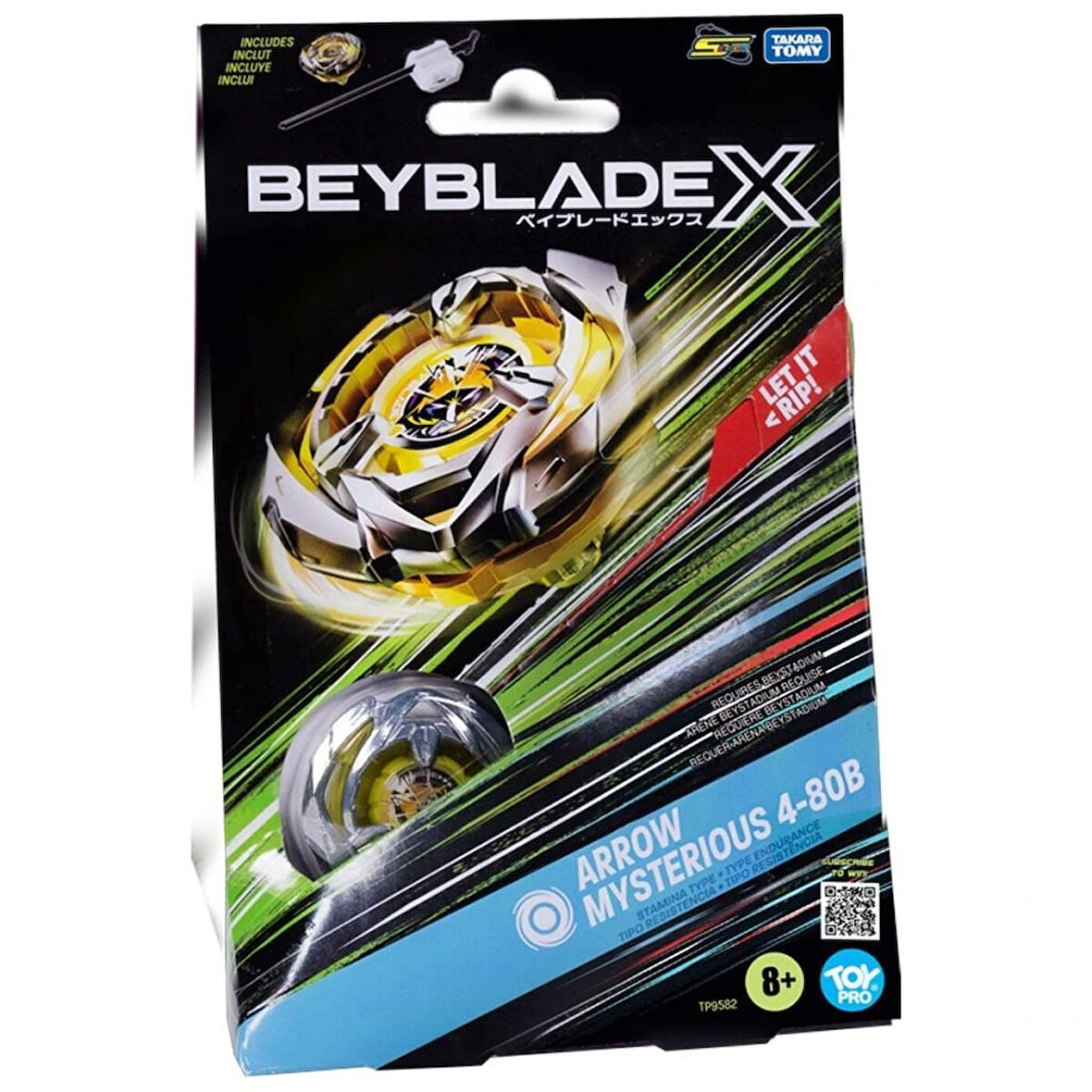 Nessiworld BEY06000 Beyblade 1li Set Arrow Mysterious 4-80B