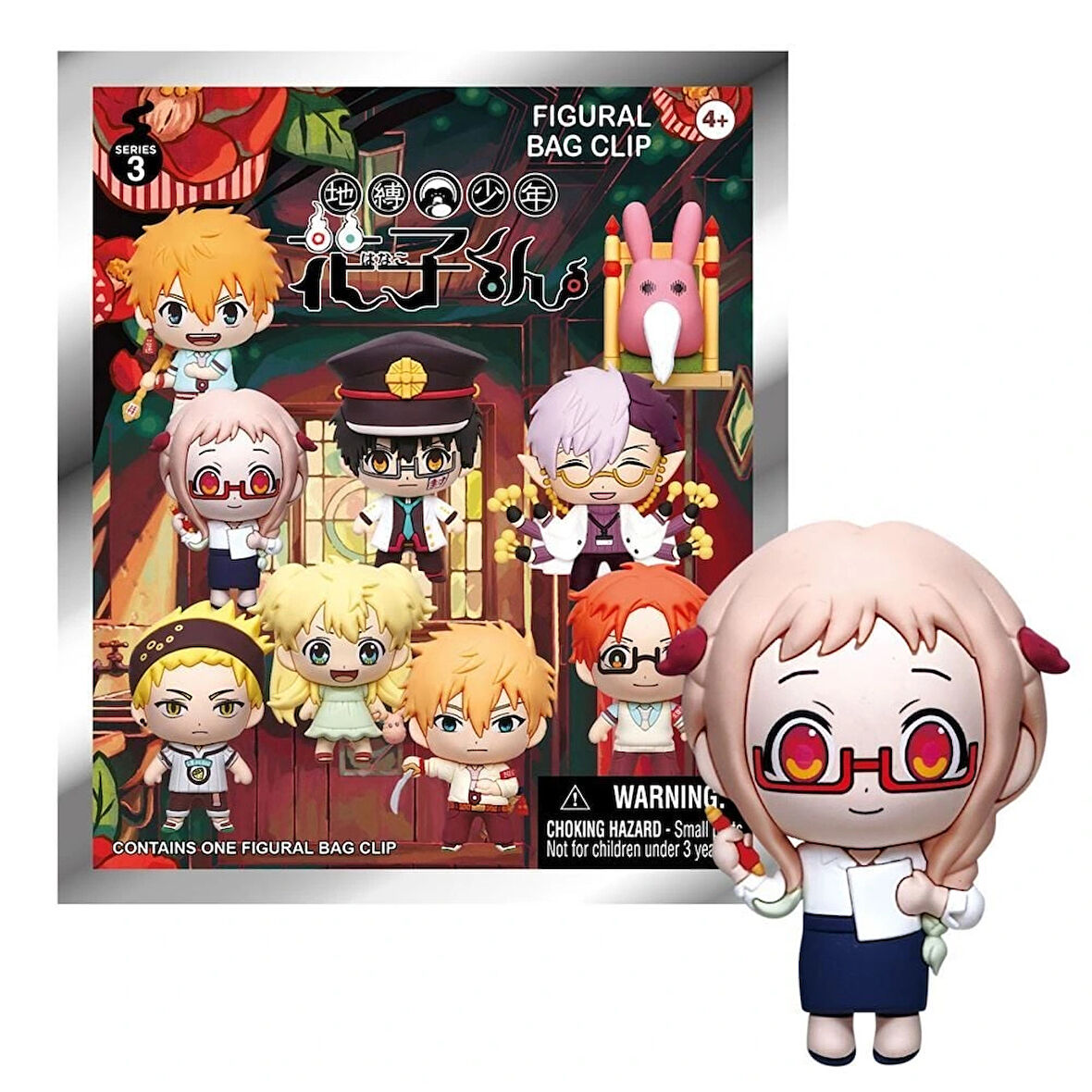 Nessiworld MON 72685 MONOGRAM TOİLET-BOUND HANAKO-KUN KLİPSLİ FİGÜR SERİ 3 24LÜ DİSPLAY