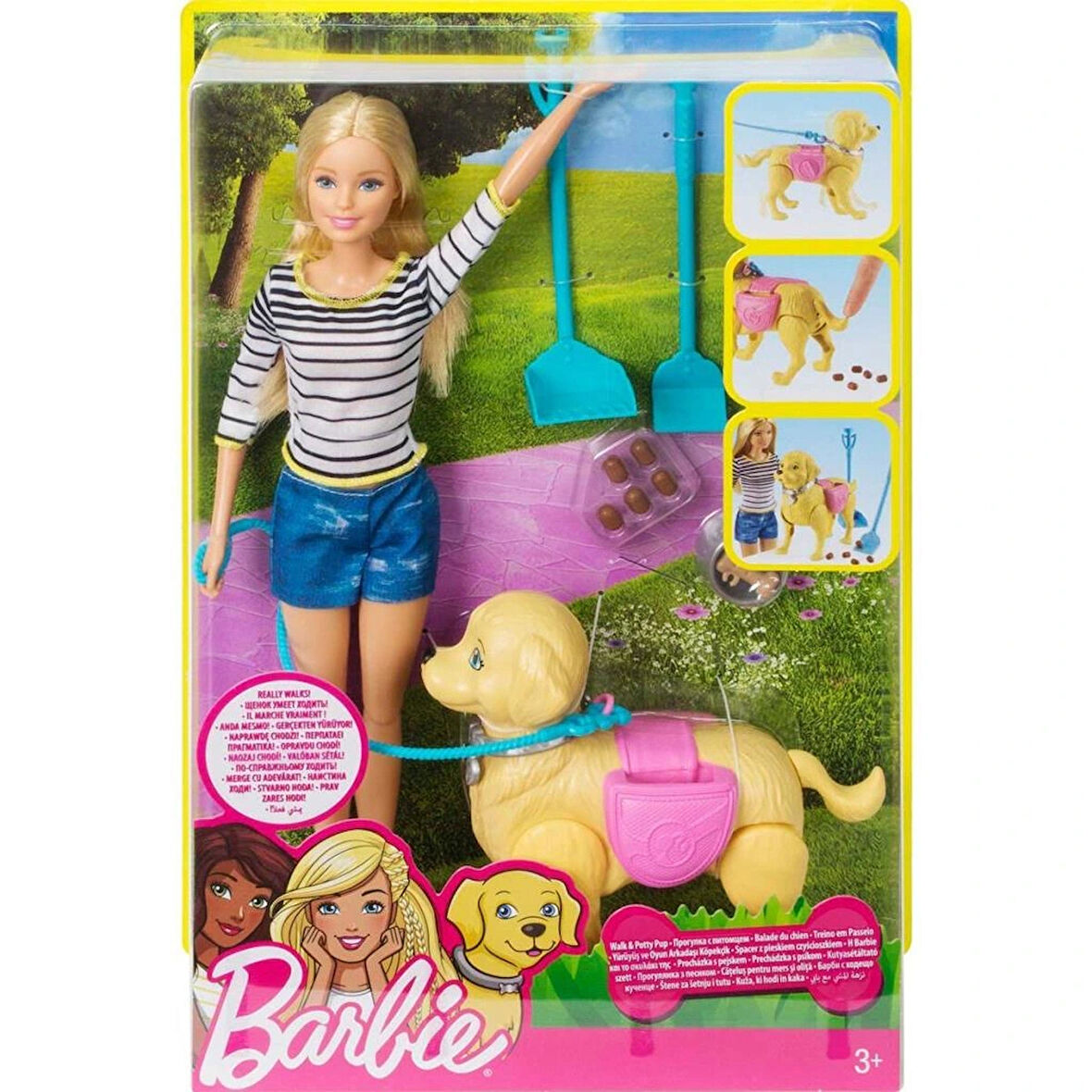Nessiworld DWJ68 Barbie ve Köpeği Tuvalet Eğitiminde