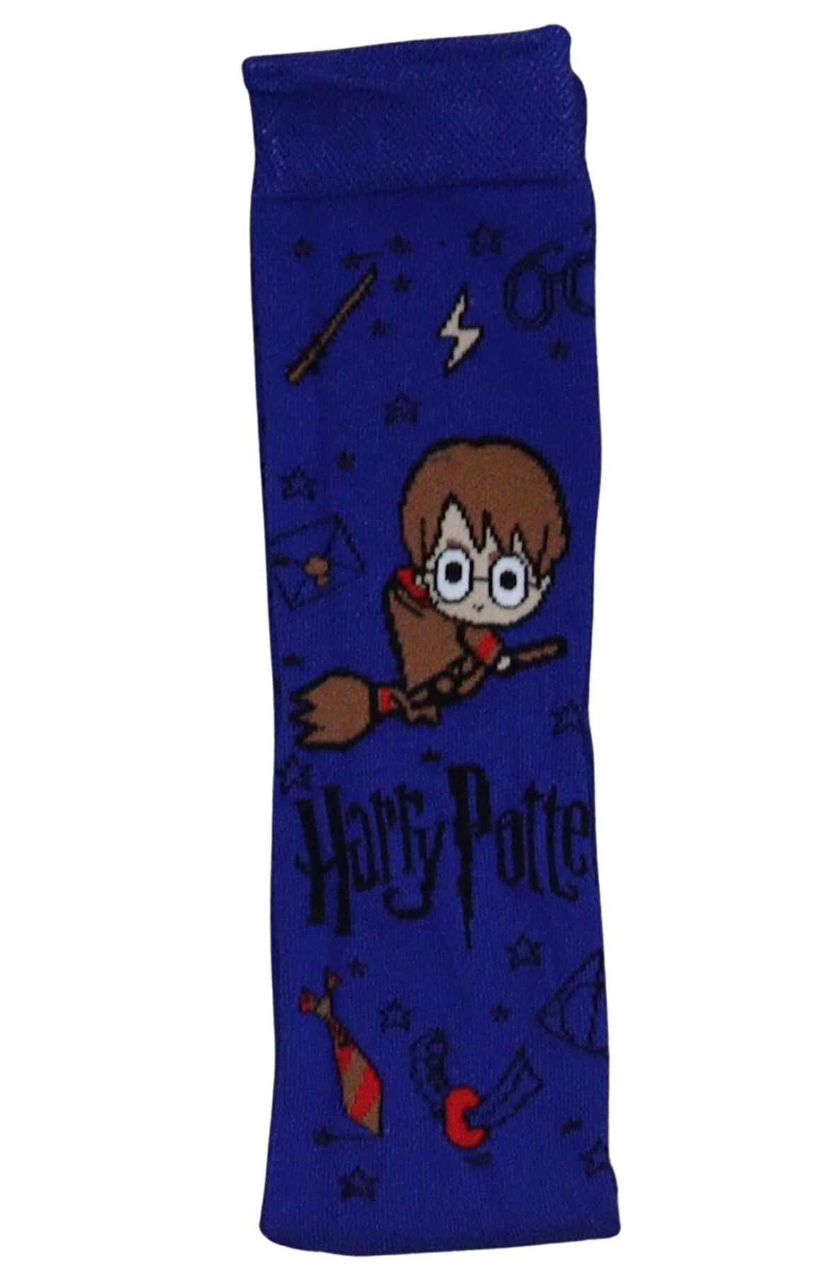 Harry Potter Desenli Mavi Renkli Çorap